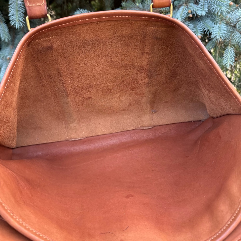 VINTAGE COACH Embassy Briefcase 9050 British Tan Business Bag - Picture 9 of 11